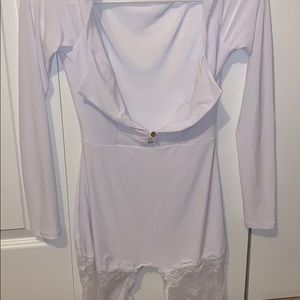 White Lace Romper